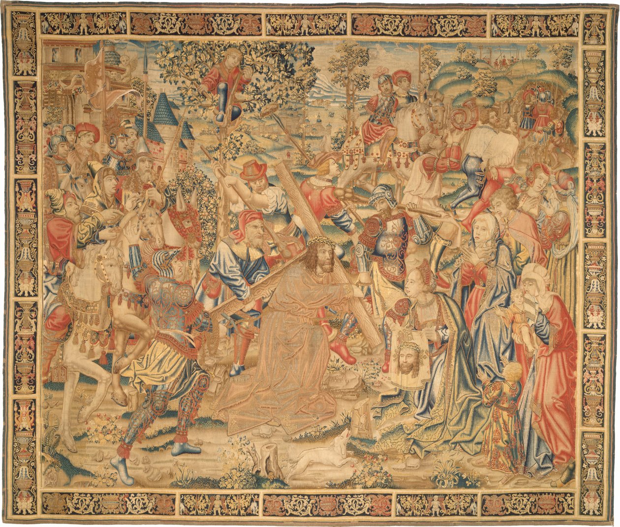 Průvod na Kalvárii od Flemish 16th Century