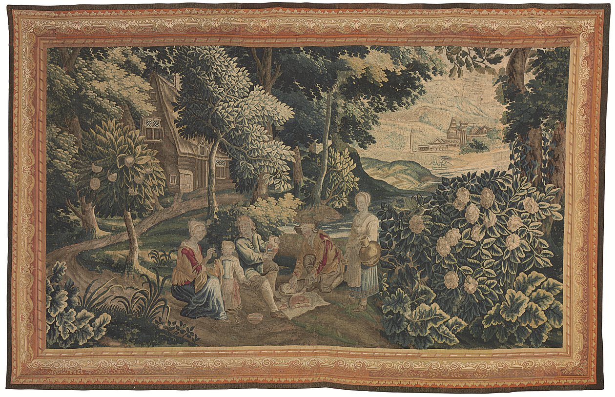 Vlámská pastorální tapiserie, počátek 18. století (textil) od Flemish School