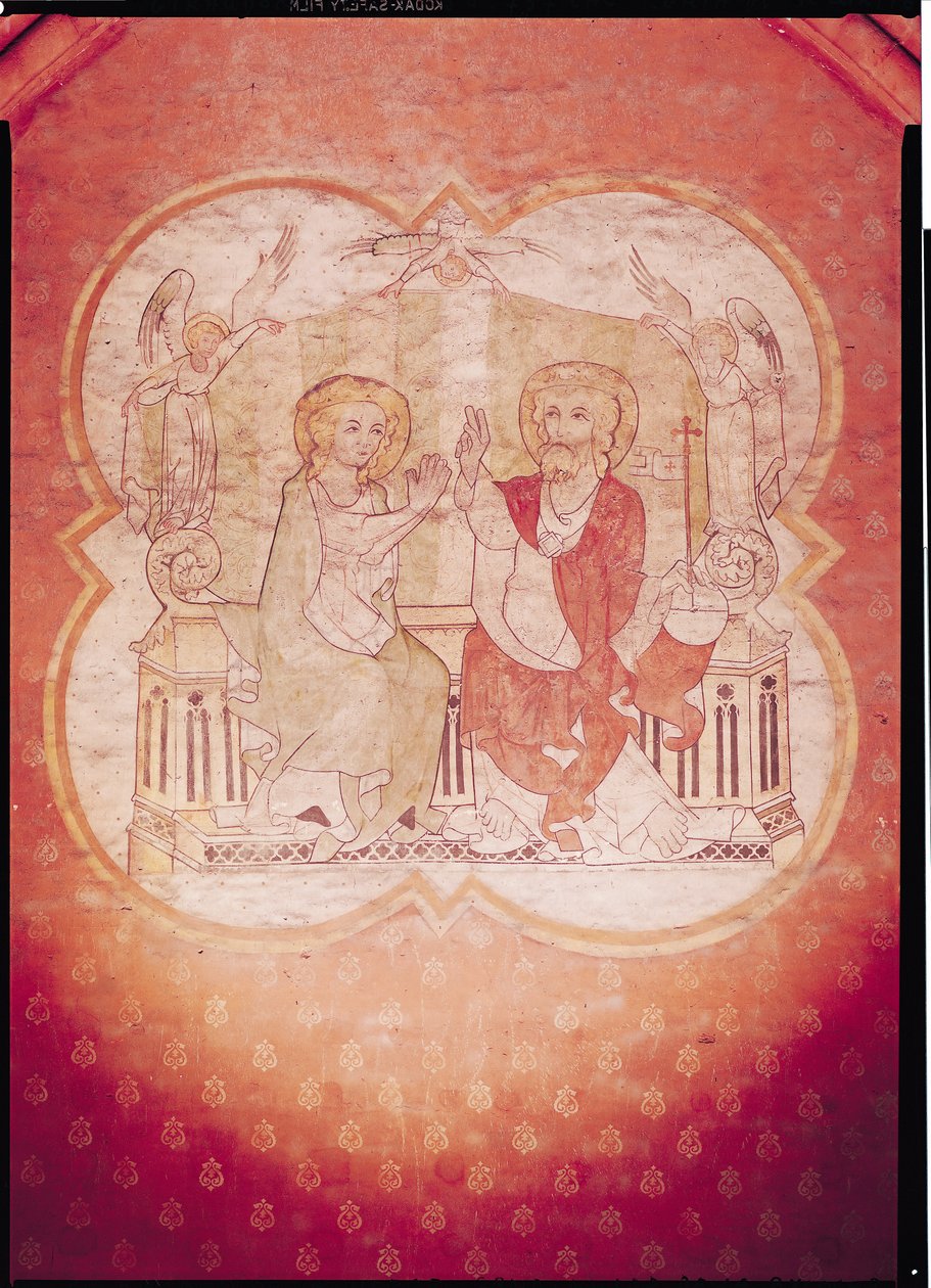 Požehnání Panny Marie (freska) od Flemish School