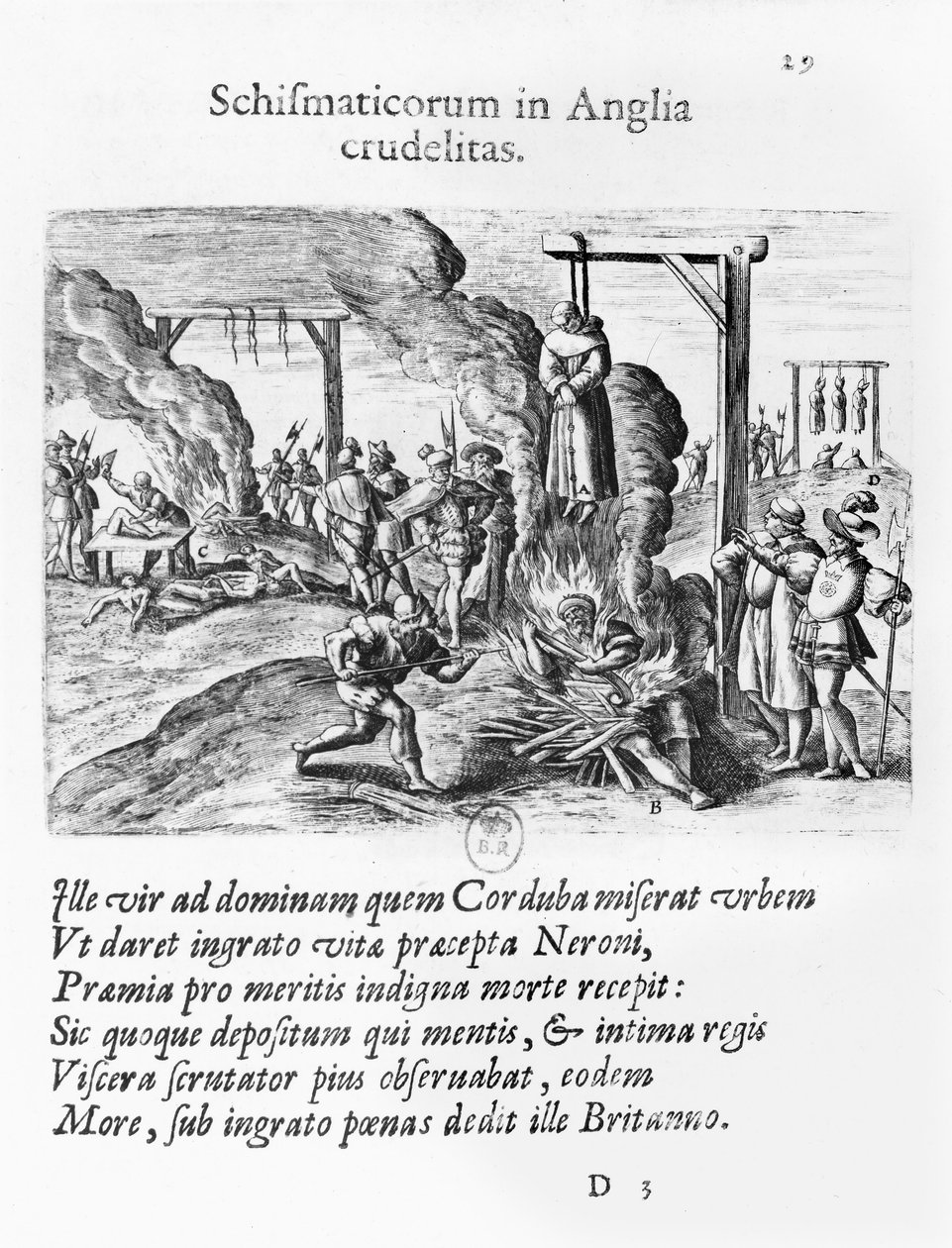Kruty praktikované schizmatiky v Anglii od Flemish School