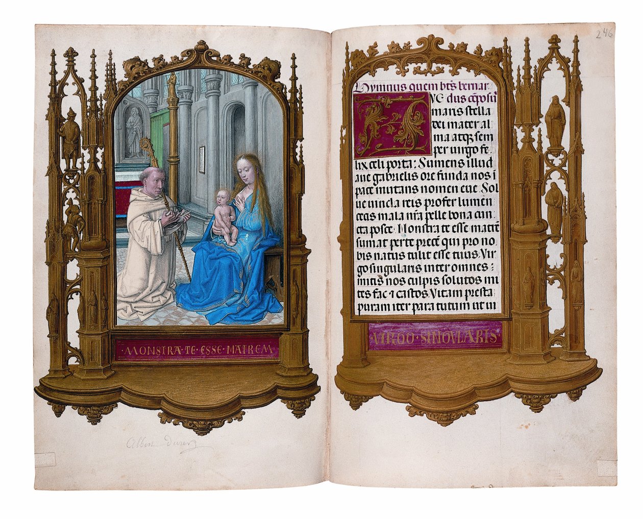 Folia z Rothschildovy knihy hodin, Gent nebo Bruggy, kolem roku 1505 od Flemish School
