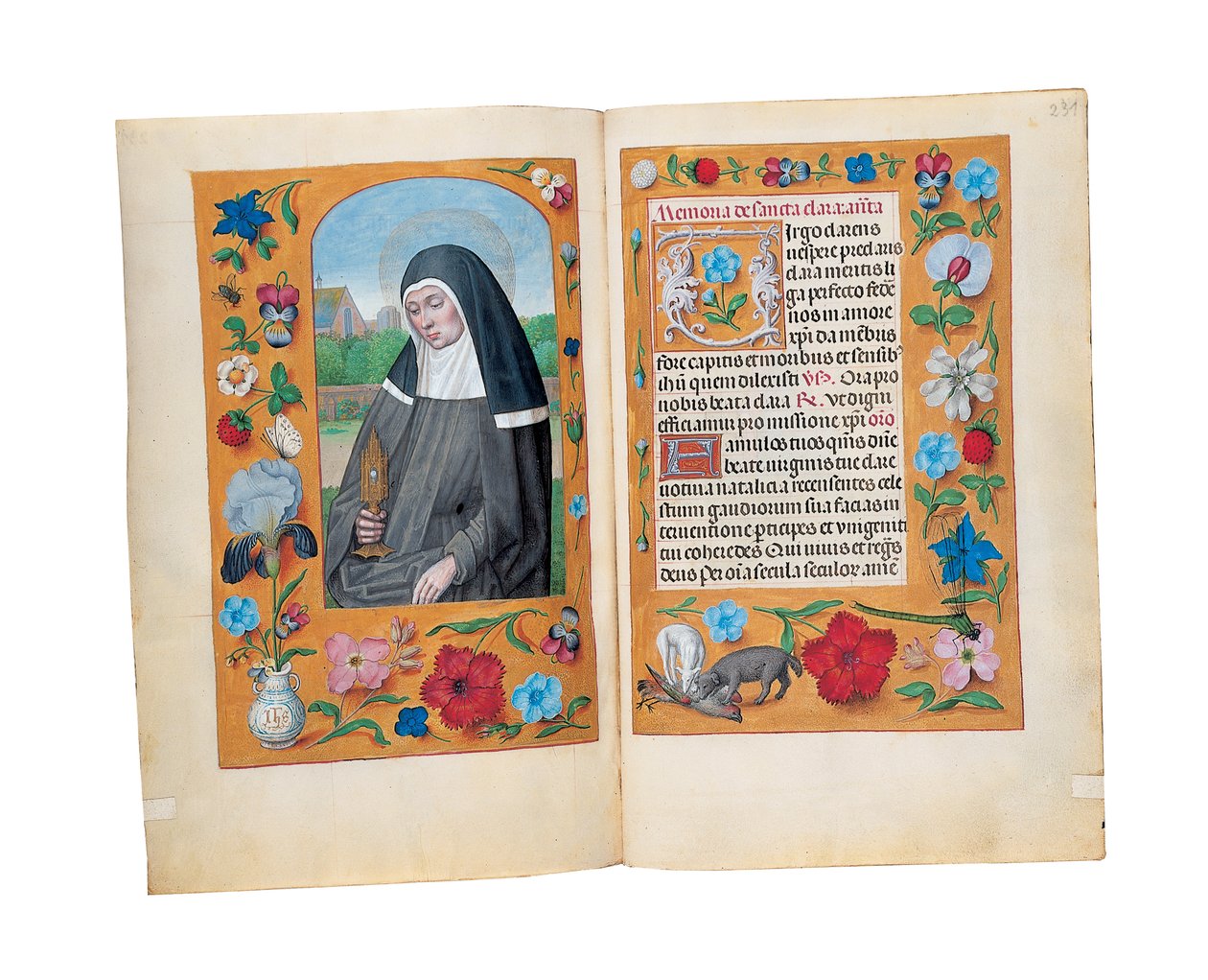 Folia z Rothschildovy knihy hodin, Gent nebo Bruggy, kolem roku 1505 od Flemish School