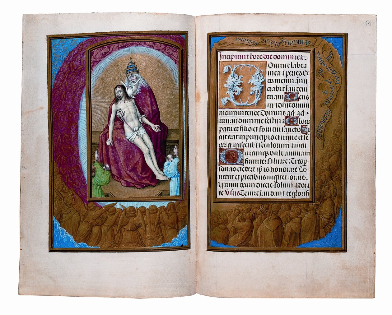 Folia z Rothschildovy knihy hodin, Gent nebo Bruggy, kolem roku 1505 od Flemish School