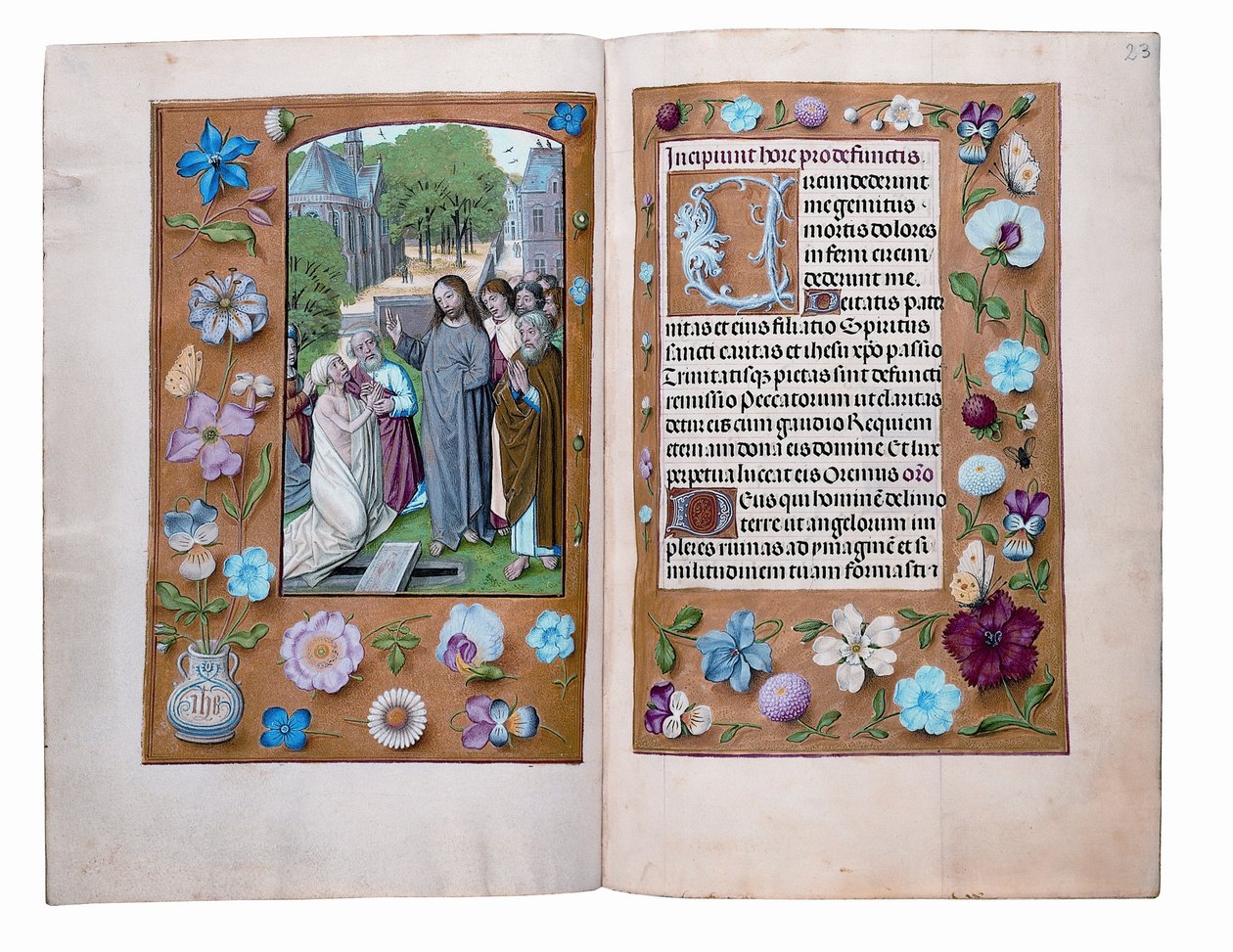 Folia z Rothschildovy knihy hodin, Gent nebo Bruggy, kolem roku 1505 od Flemish School