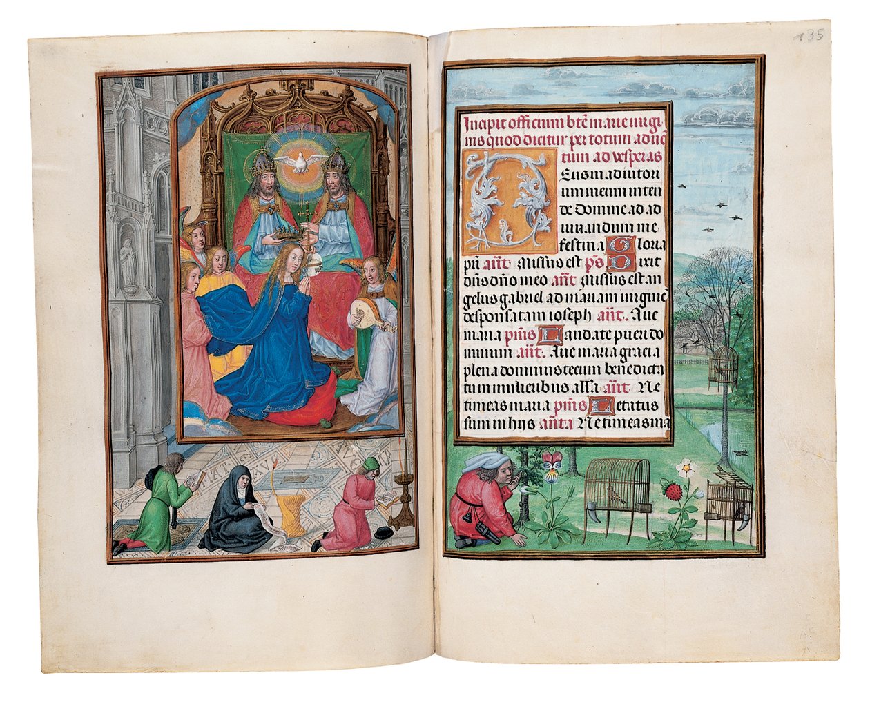 Folia z Rothschildovy knihy hodin, Gent nebo Bruggy, kolem roku 1505 od Flemish School