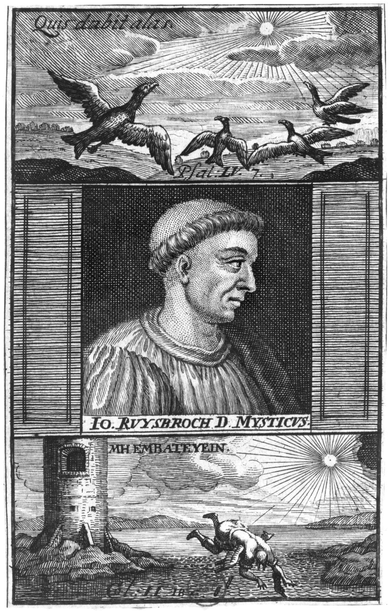 Jan van Ruysbroeck (1293-1381) od Flemish School