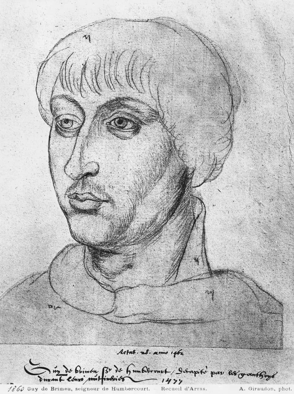 Ms 266 fol.214 Guy de Brimeu, lord z Humbercourtu, z „The Recueil d