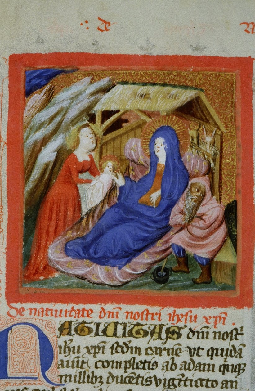 Paní Gen 1111 Page z Legenda Aurea, Bruggy, kolem 1400-10 od Flemish School