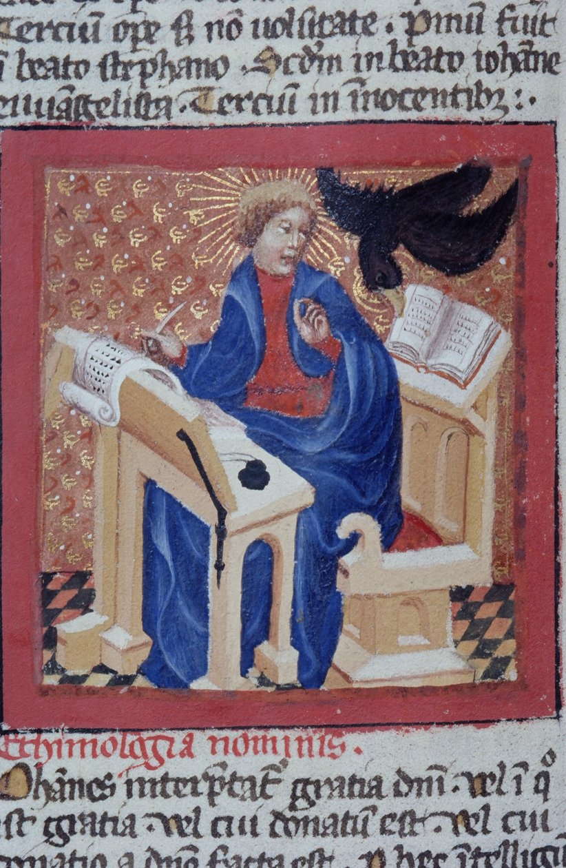 Ms Gen 1111 Stránka z Legendy Aurea, Bruggy, asi 1400-10 od Flemish School