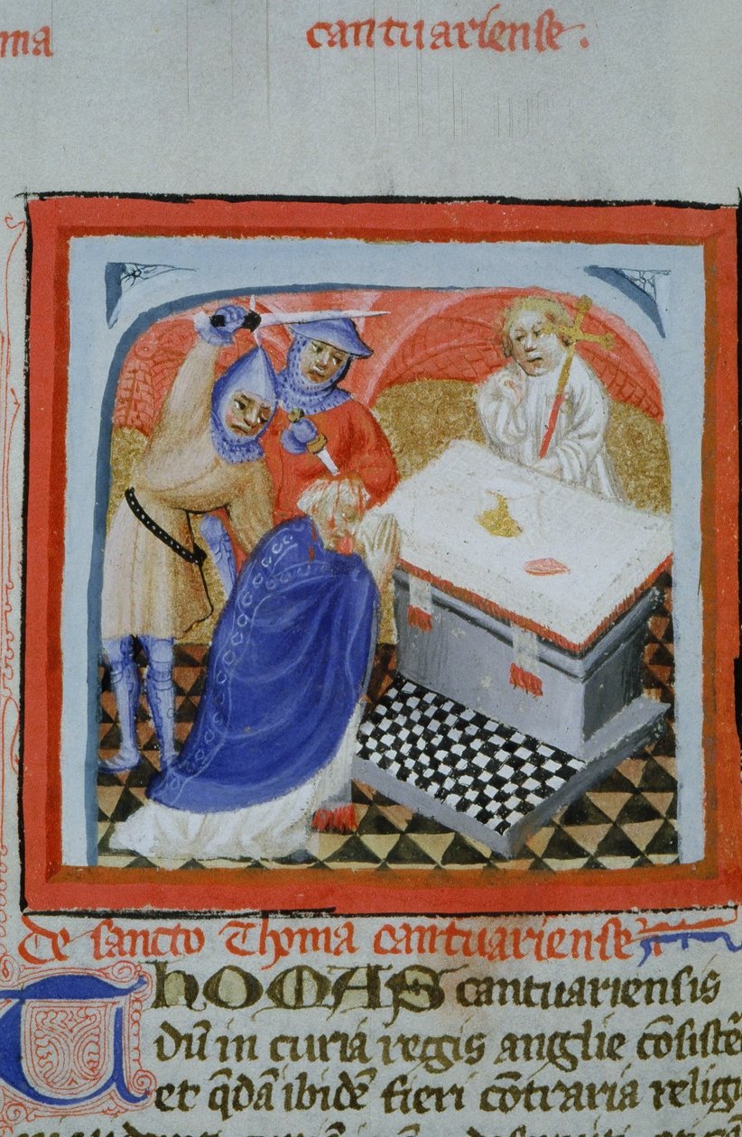Ms Gen 1111 Stránka z Legendy Aurea, Bruggy, asi 1400-10 od Flemish School