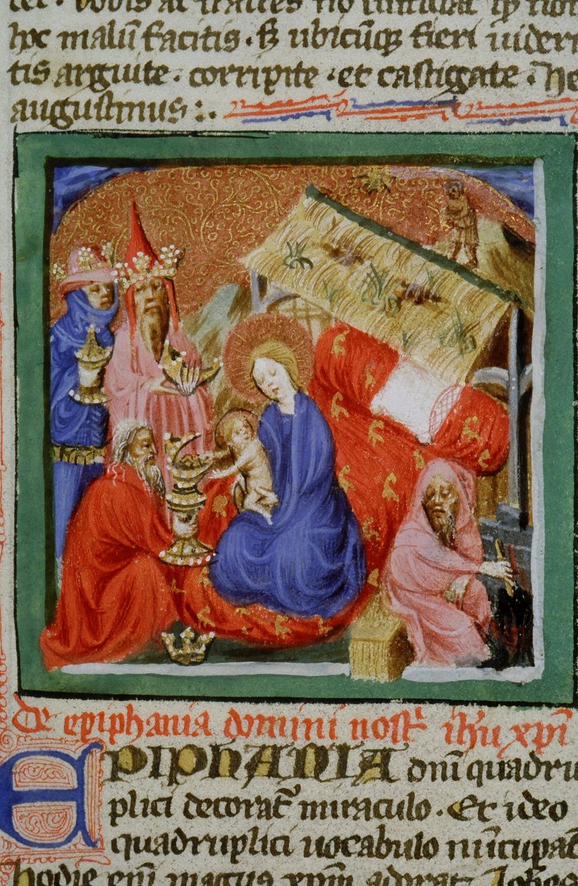 Paní Gen 1111 Page z Legenda Aurea, Bruggy, kolem 1400-10 od Flemish School