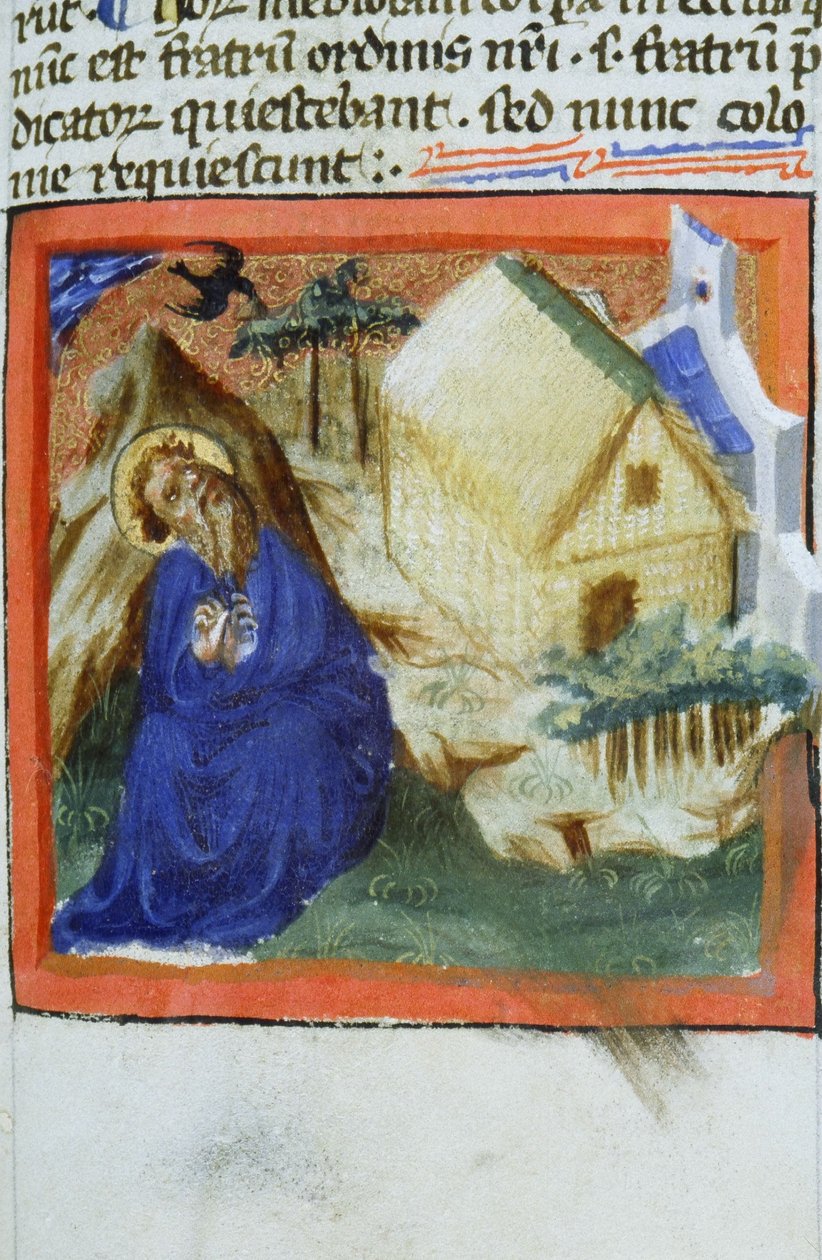 Paní Gen 1111 Page z Legenda Aurea, Bruggy, kolem 1400-10 od Flemish School