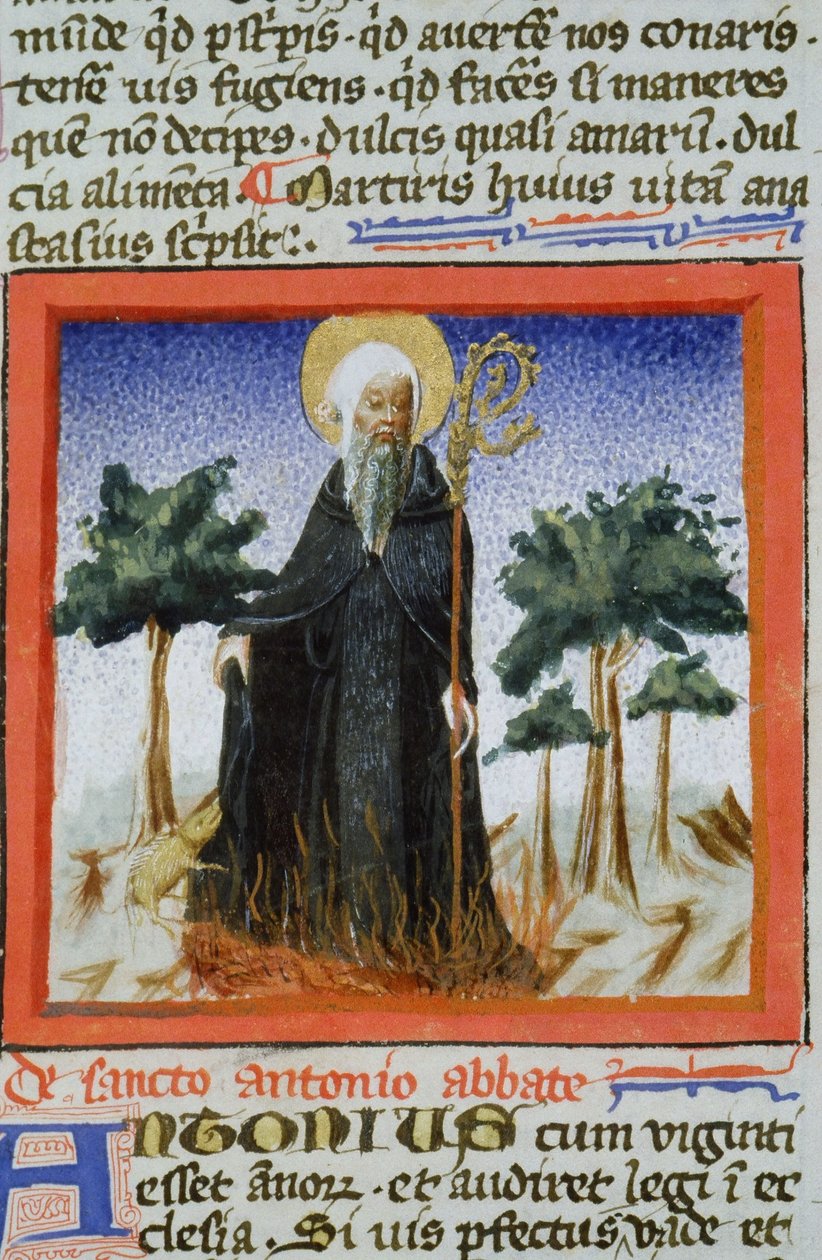 Paní Gen 1111 Page z Legenda Aurea, Bruggy, kolem 1400-10 od Flemish School