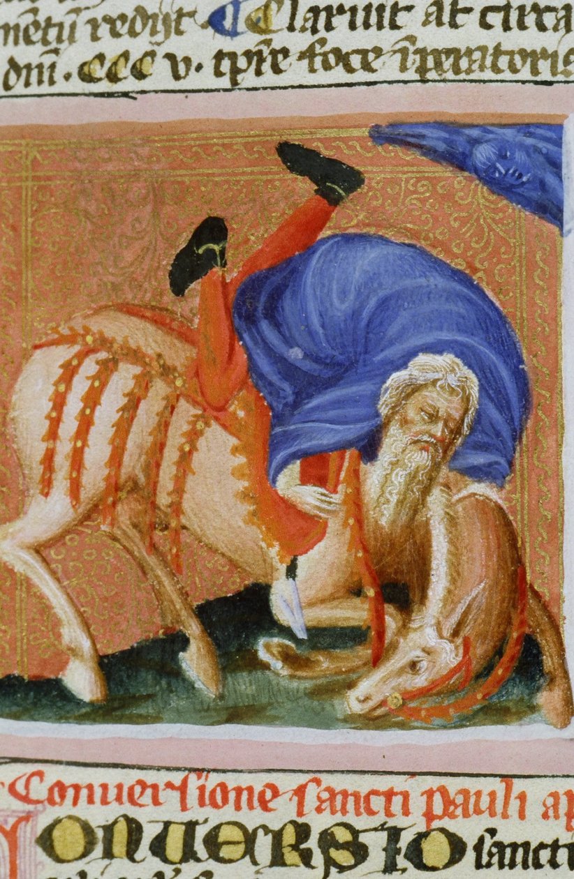 Paní Gen 1111 Page z Legenda Aurea, Bruggy, kolem 1400-10 od Flemish School