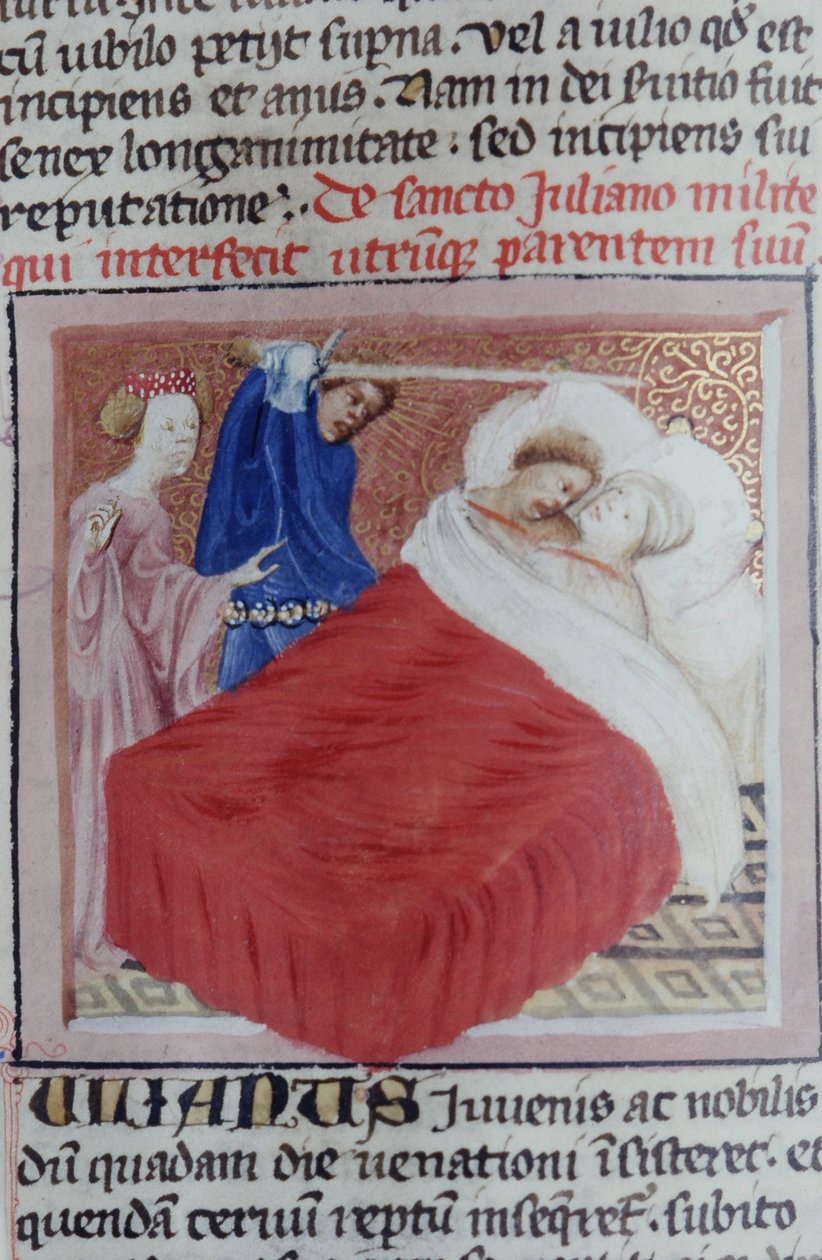 Paní Gen 1111 Page z Legenda Aurea, Bruggy, kolem 1400-10 od Flemish School