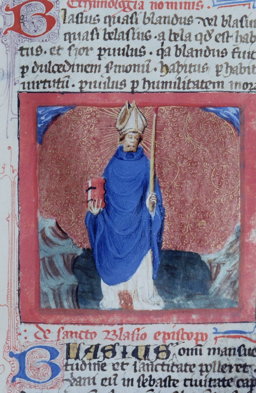 Paní Gen 1111 Page z Legenda Aurea, Bruggy, kolem 1400-10 od Flemish School