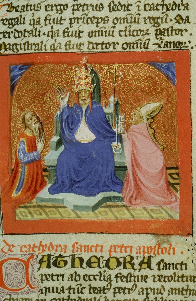 Paní Gen 1111 Page z Legenda Aurea, Bruggy, kolem 1400-10 od Flemish School