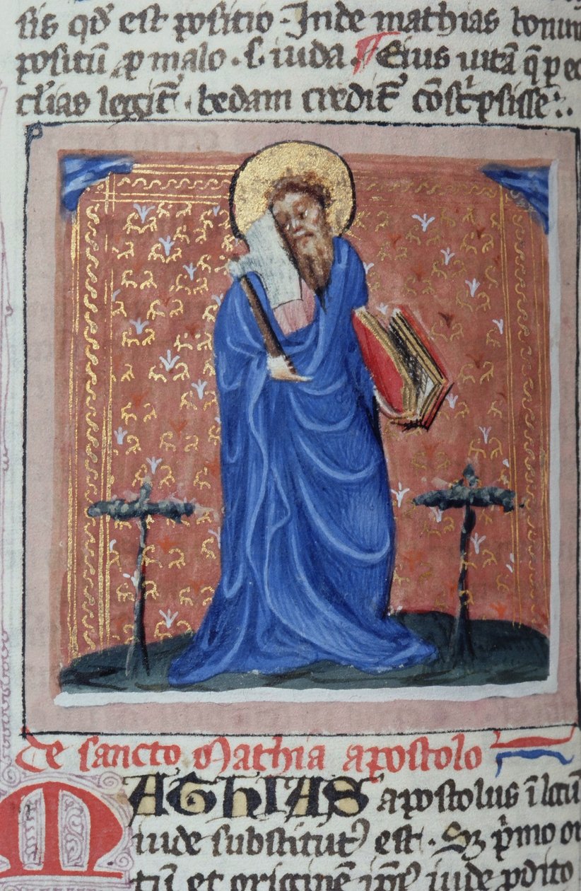 Paní Gen 1111 Page z Legenda Aurea, Bruggy, kolem 1400-10 od Flemish School