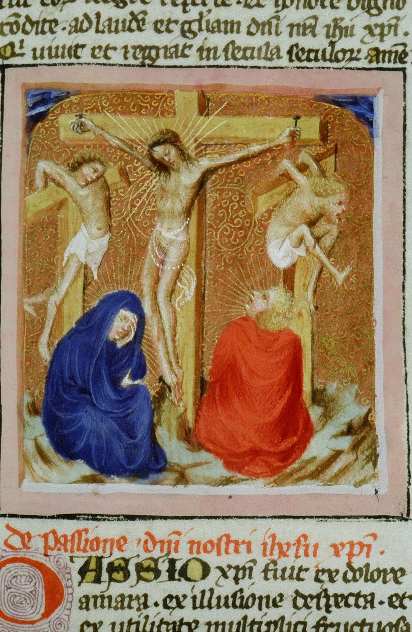 Paní Gen 1111 Page z Legenda Aurea, Bruggy, kolem 1400-10 od Flemish School