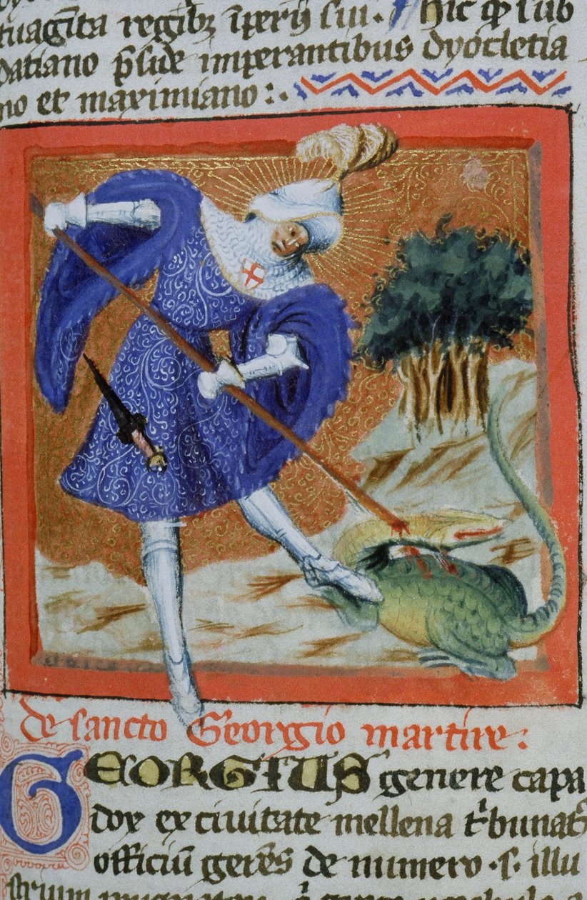 Paní Gen 1111 Page z Legenda Aurea, Bruggy, kolem 1400-10 od Flemish School