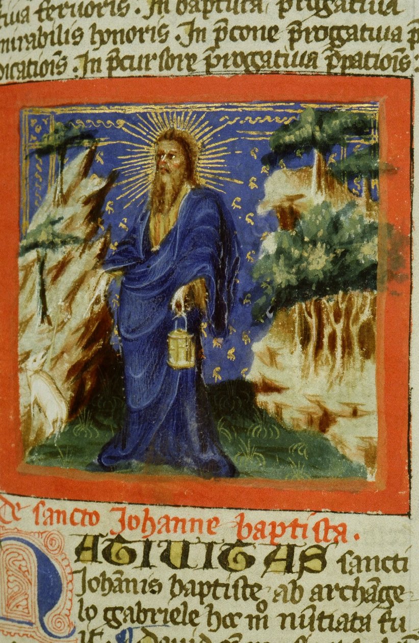 Paní Gen 1111 Page z Legenda Aurea, Bruggy, kolem 1400-10 od Flemish School