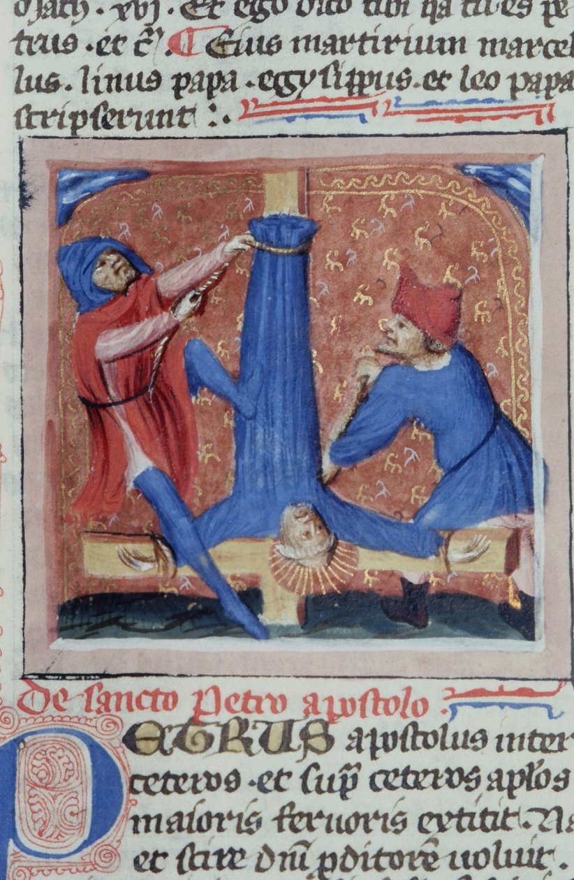 Paní Gen 1111 Page z Legenda Aurea, Bruggy, kolem 1400-10 od Flemish School