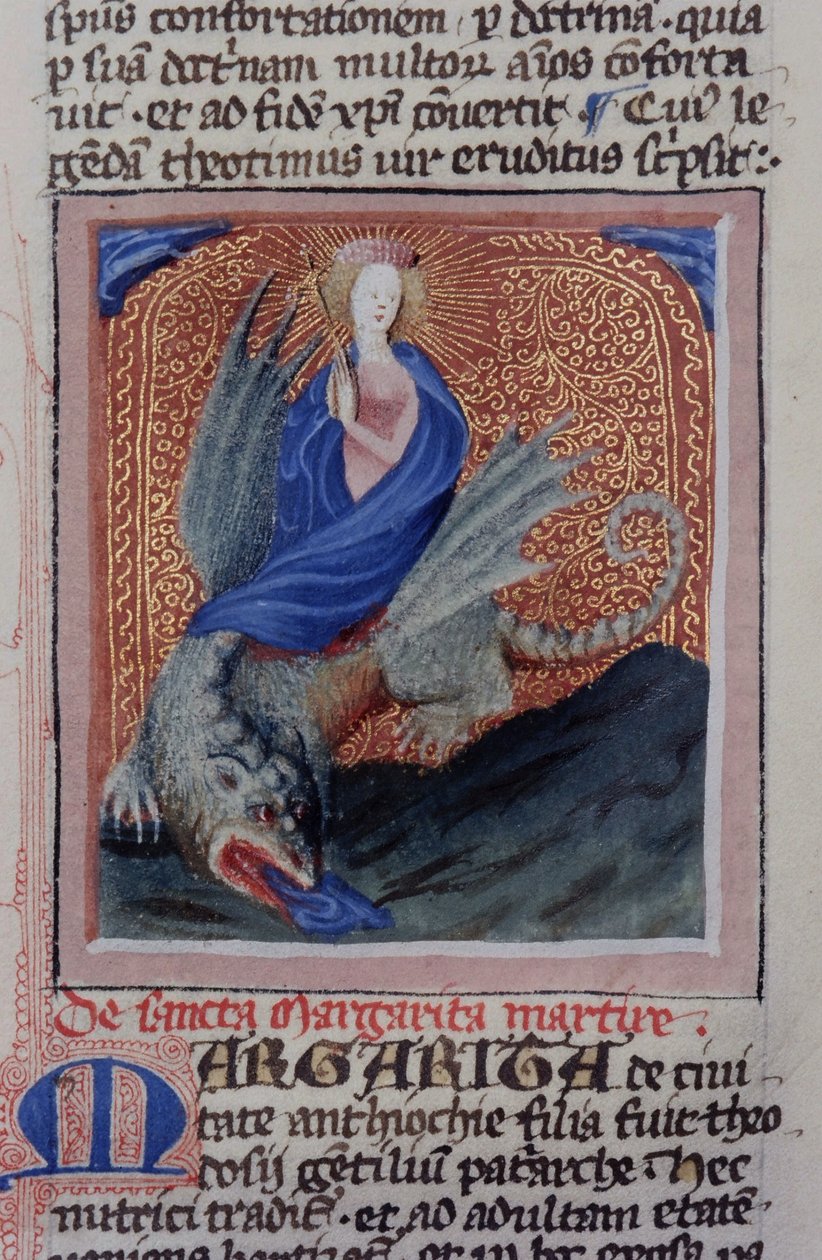 Paní Gen 1111 Page z Legenda Aurea, Bruggy, kolem 1400-10 od Flemish School