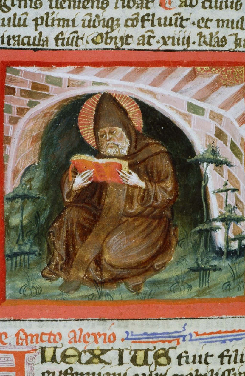 Paní Gen 1111 Page z Legenda Aurea, Bruggy, kolem 1400-10 od Flemish School