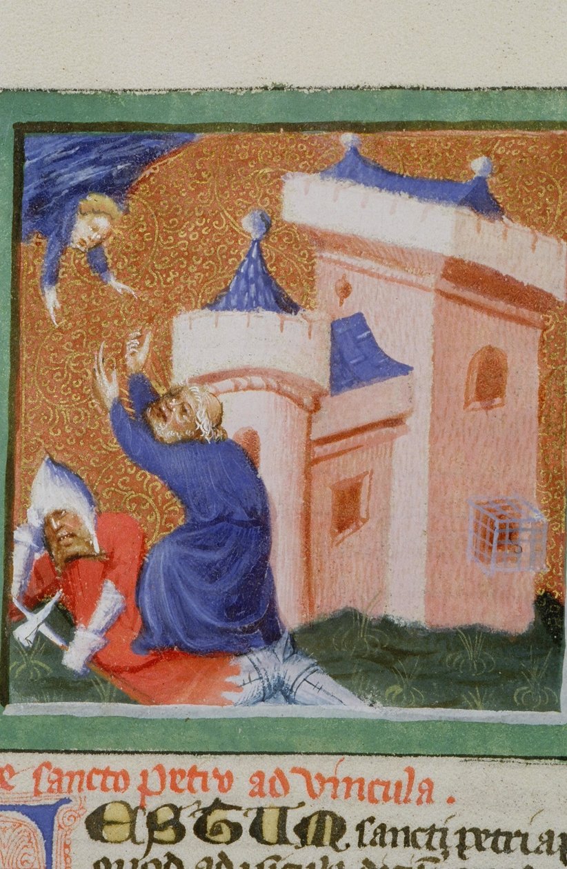 Ms Gen 1111 Stránka z Legendy Aurea, Bruggy, asi 1400-10 od Flemish School