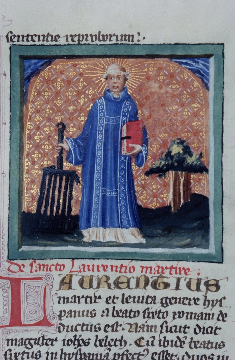 Ms Gen 1111 Stránka z Legendy Aurea, Bruggy, asi 1400-10 od Flemish School
