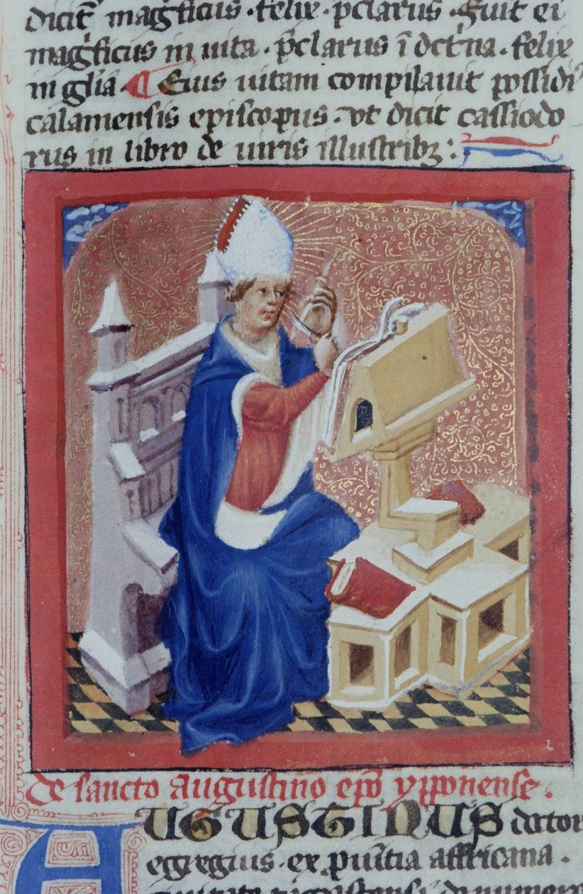 Paní Gen 1111 Page z Legenda Aurea, Bruggy, kolem 1400-10 od Flemish School