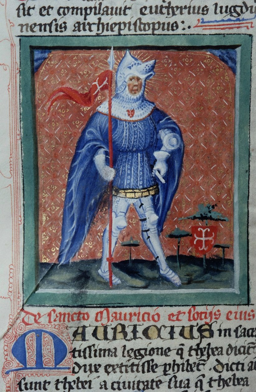 Paní Gen 1111 Page z Legenda Aurea, Bruggy, kolem 1400-10 od Flemish School