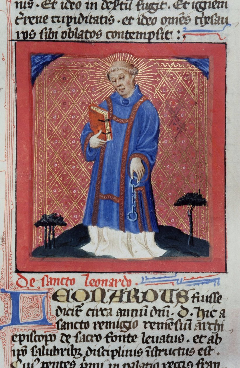 Paní Gen 1111 Page z Legenda Aurea, Bruggy, kolem 1400-10 od Flemish School