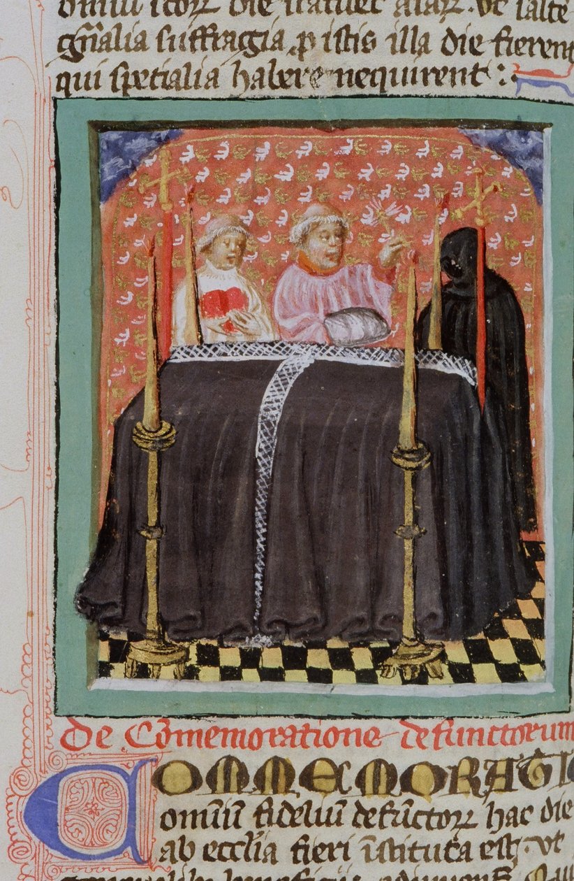 Paní Gen 1111 Page z Legenda Aurea, Bruggy, kolem 1400-10 od Flemish School