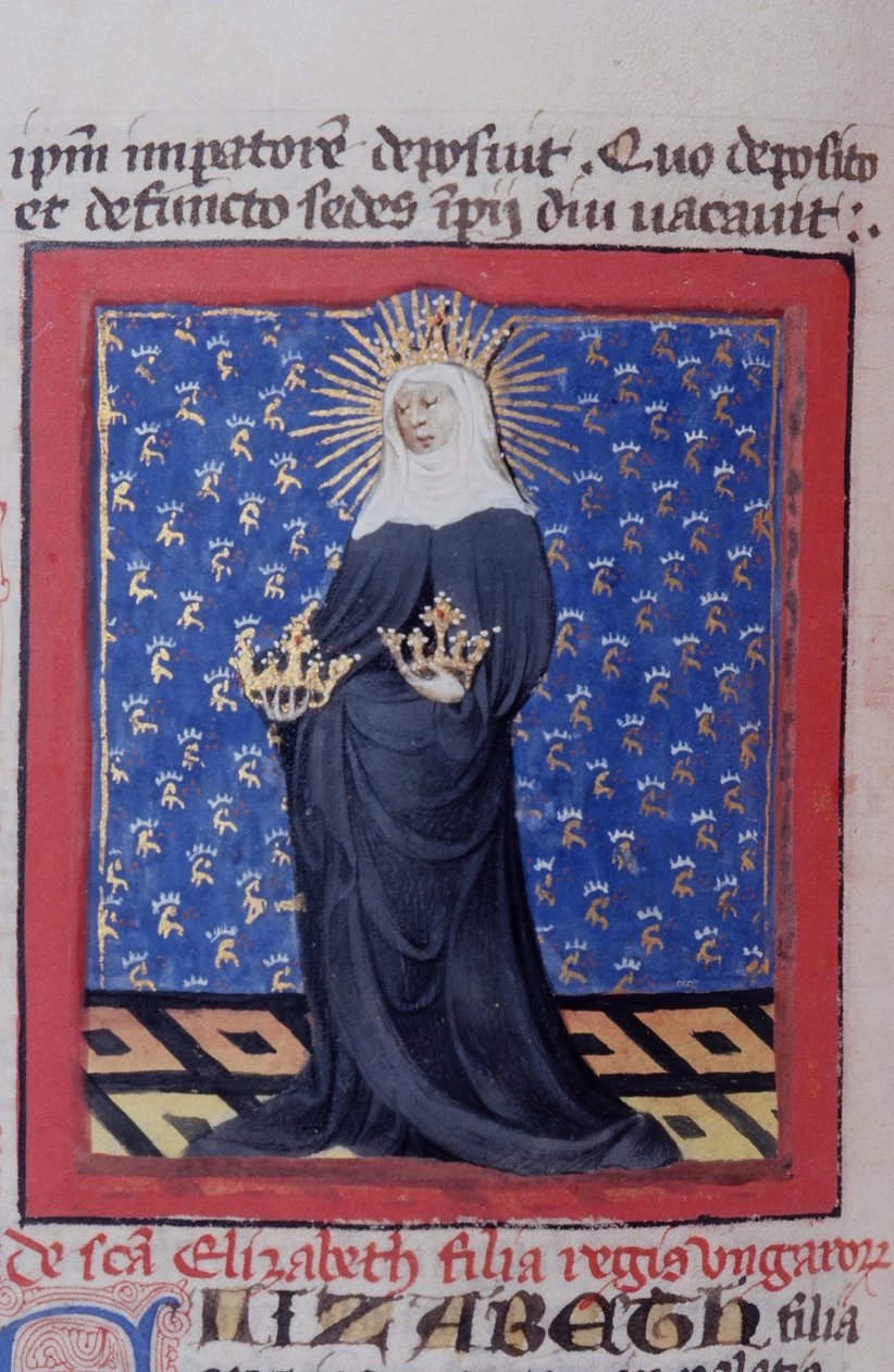 Paní Gen 1111 Page z Legenda Aurea, Bruggy, kolem 1400-10 od Flemish School