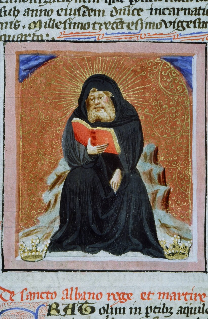 Ms Gen 1111 Stránka z Legendy Aurea, Bruggy, asi 1400-10 od Flemish School
