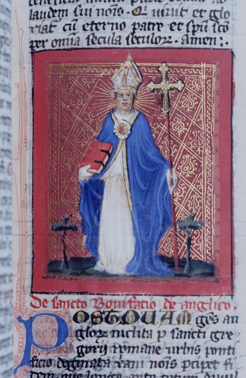Ms Gen 1111 Stránka z Legendy Aurea, Bruggy, asi 1400-10 od Flemish School