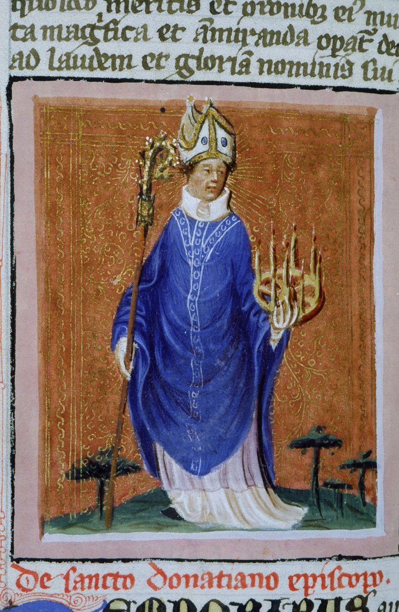 Paní Gen 1111 Page z Legenda Aurea, Bruggy, kolem 1400-10 od Flemish School
