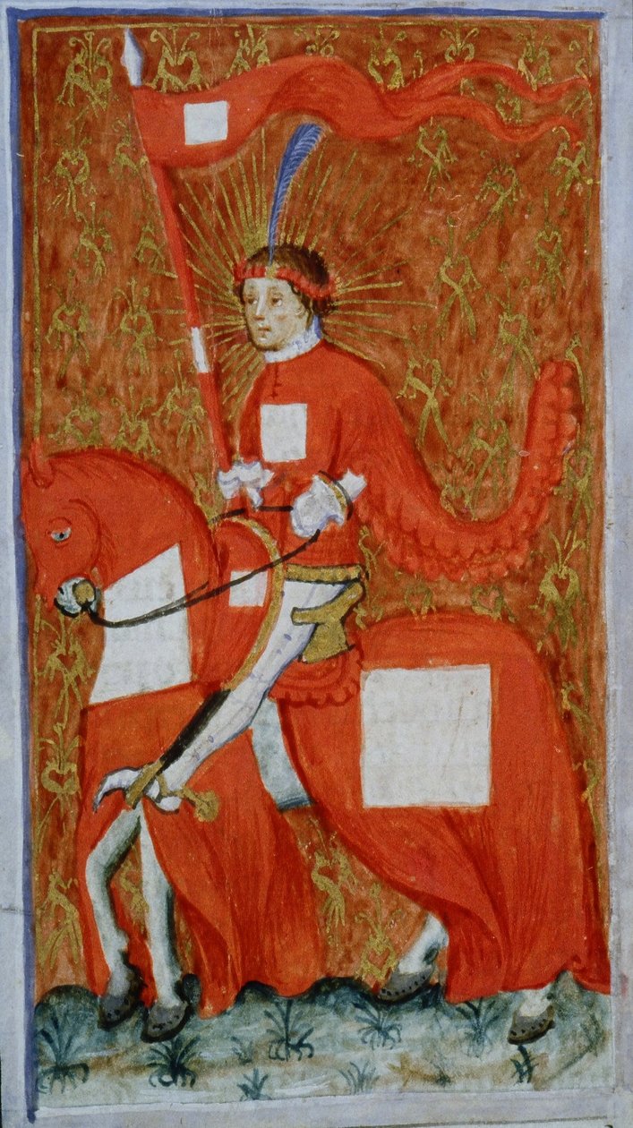 Paní Gen 1111 Page z Legenda Aurea, Bruggy, kolem 1400-10 od Flemish School