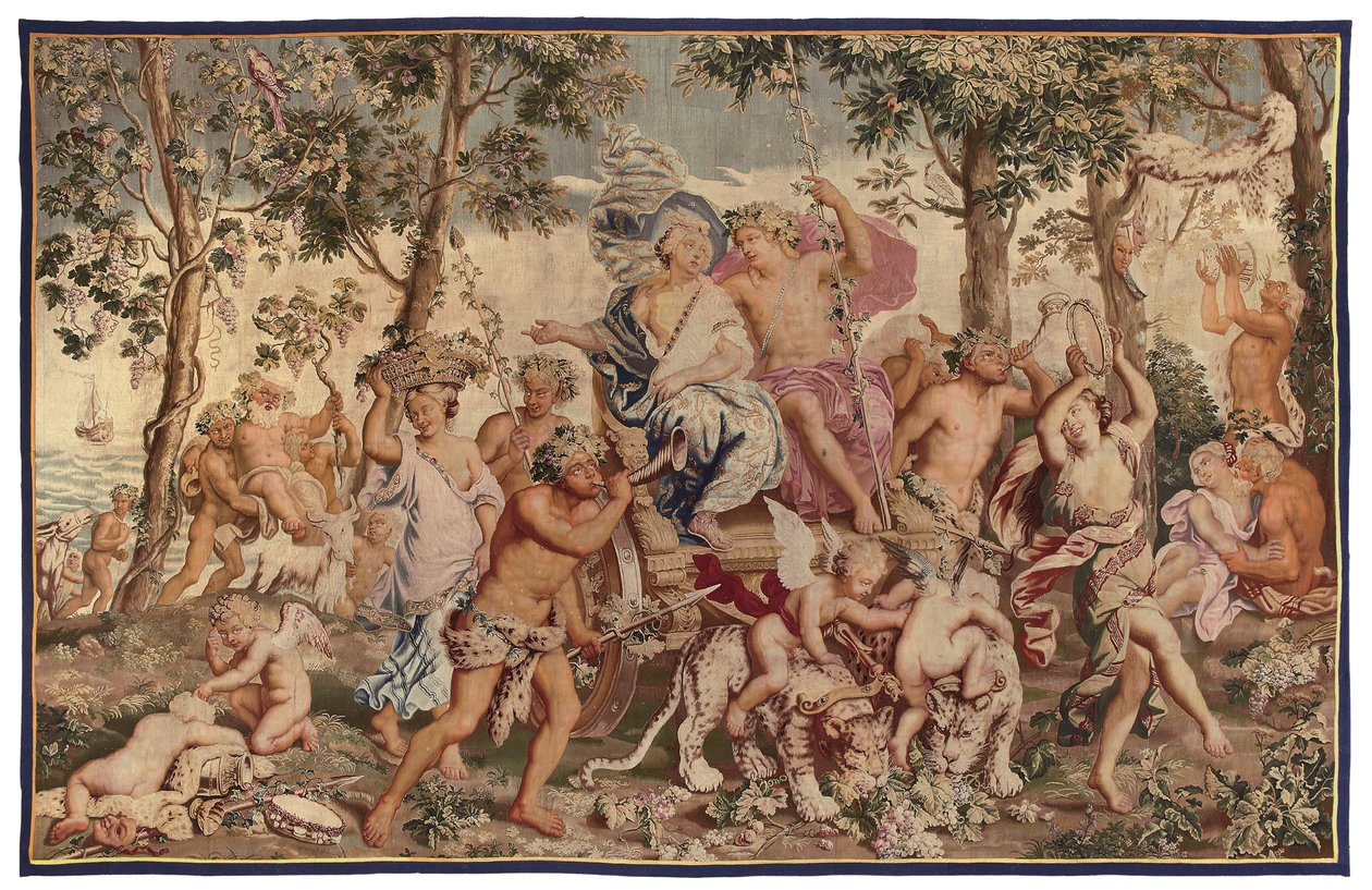 Mytologická tapisérie, konec 17. století od Flemish School