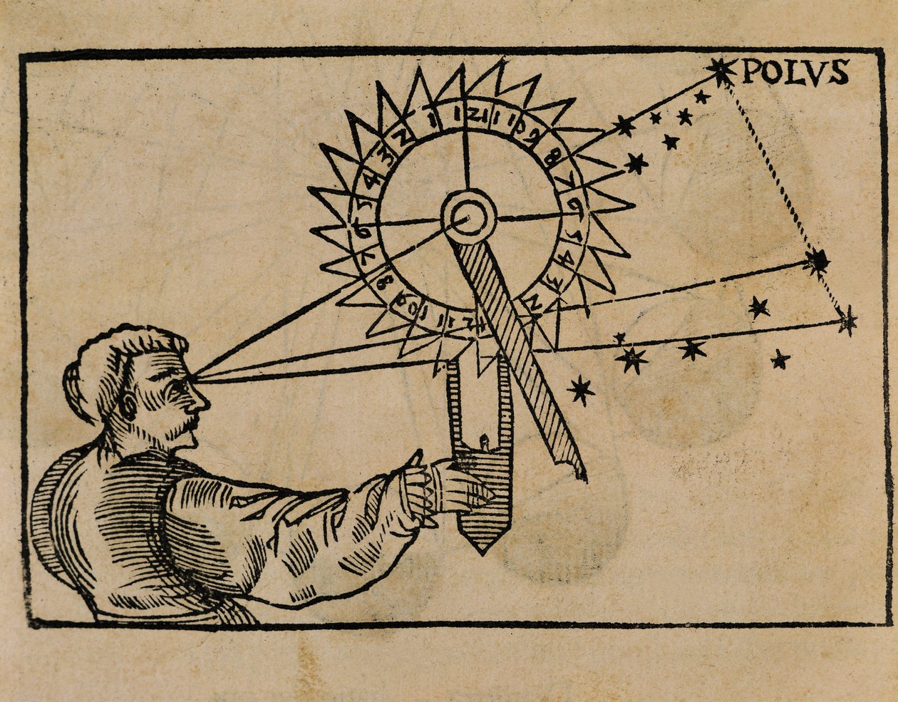 Petrus Apianus pozorující pohyb hvězd od Flemish School