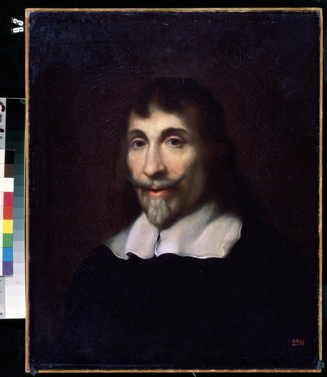 Portrét muže. (Portrét muže). Anonymní obraz z holandské školy 17. století. Olej na plátně. Michail Kroshitsky Art Museum, Sevastopol (Sevastopol) Ukrajina od Flemish School