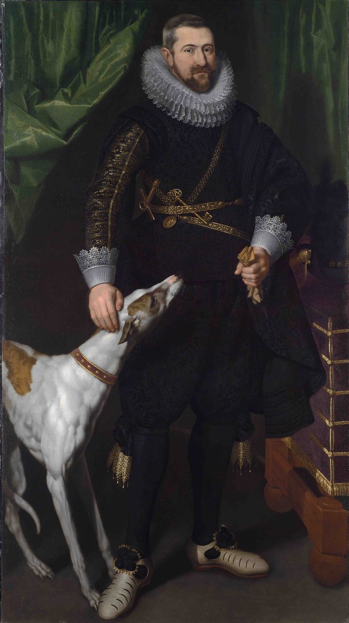 Portrét Charlese-Alexandra de Croÿ od Flemish School