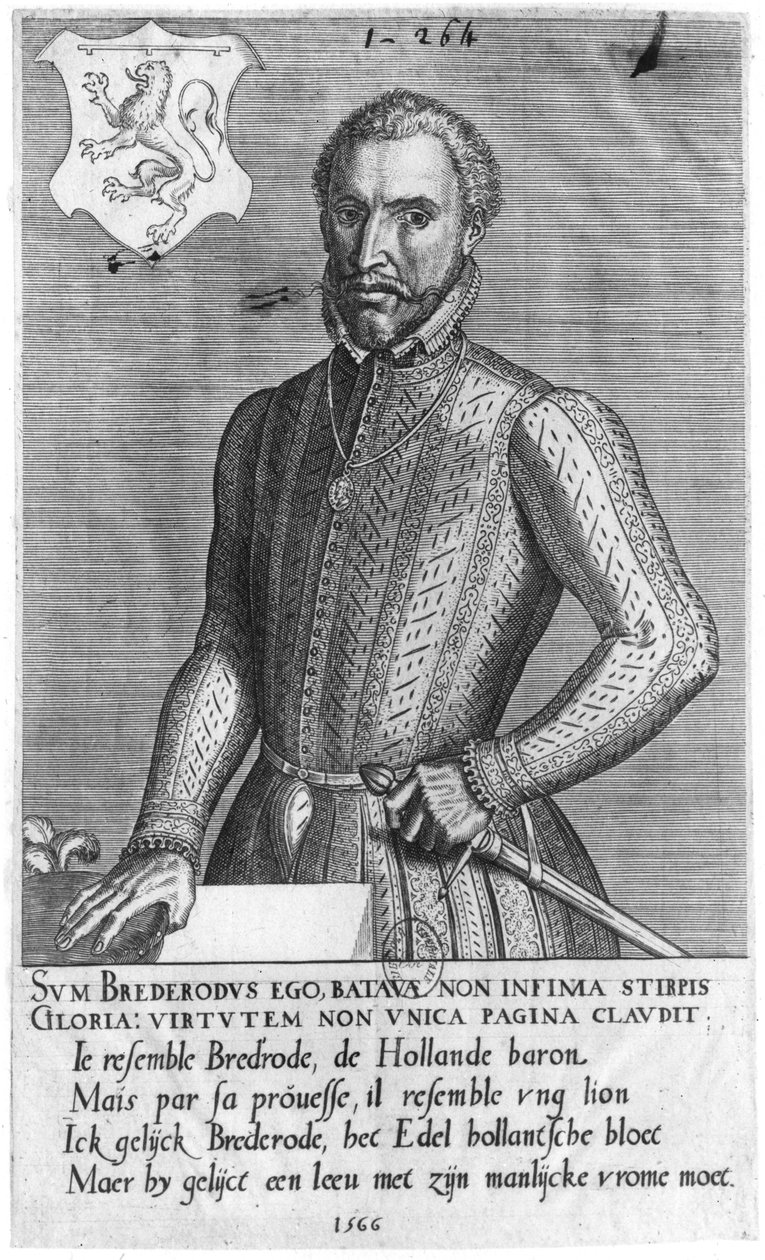 Portrét hraběte Jindřicha z Brederode (1531-68) 1566 od Flemish School