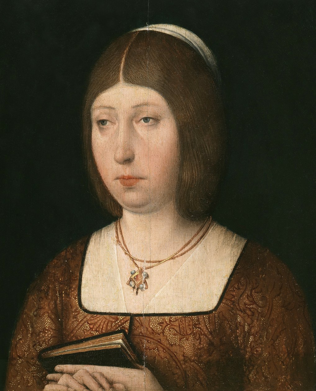 Portrét Isabelly "Katolík", královny Kastilie, c.1490 od Flemish School