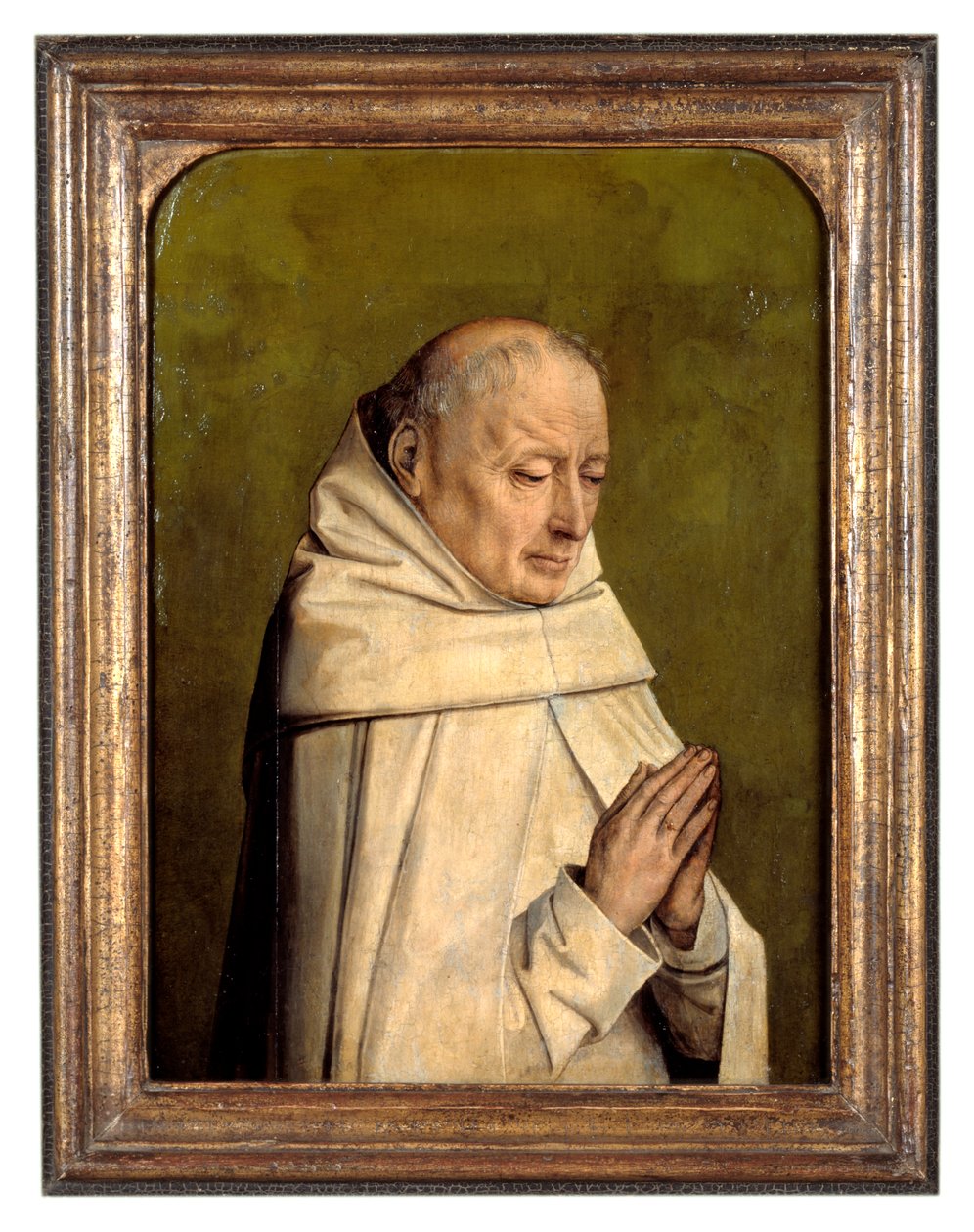 Portrét mnicha (olej na panelu) od Flemish School