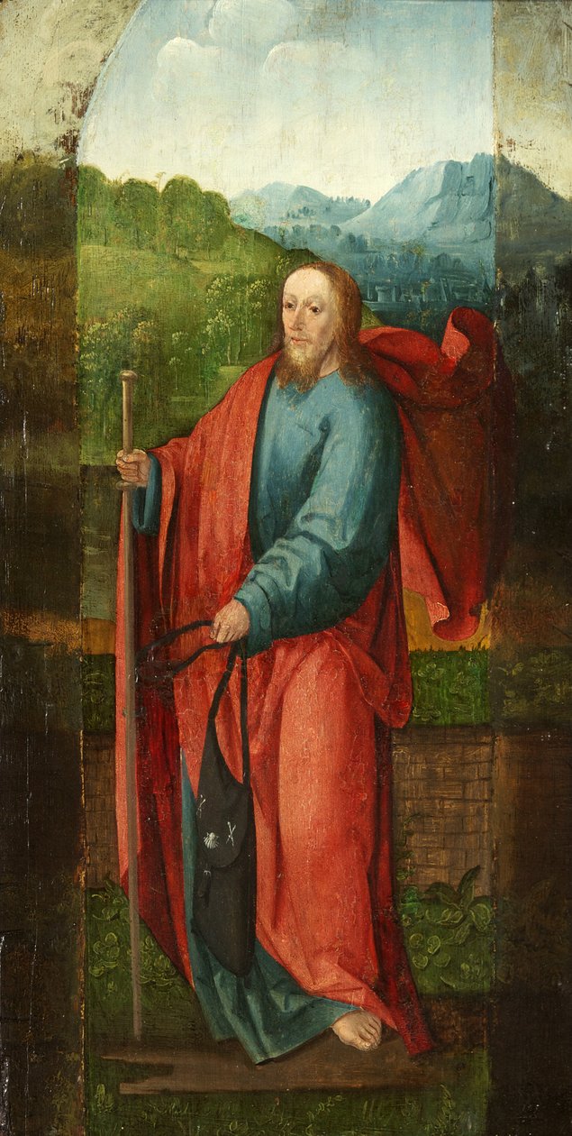 Svatý Ondřej a donátor, svatý Jakub [2 panely] od Flemish School