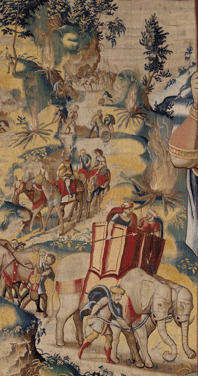 Historie Hannibala, kolem roku 1570 (tapisérie) od Flemish School