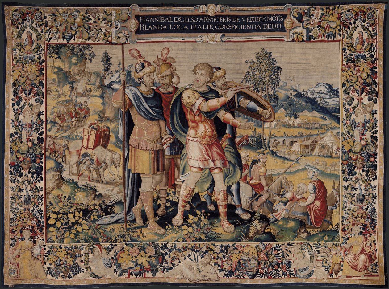 Historie Hannibala, kolem roku 1570 (tapisérie) od Flemish School