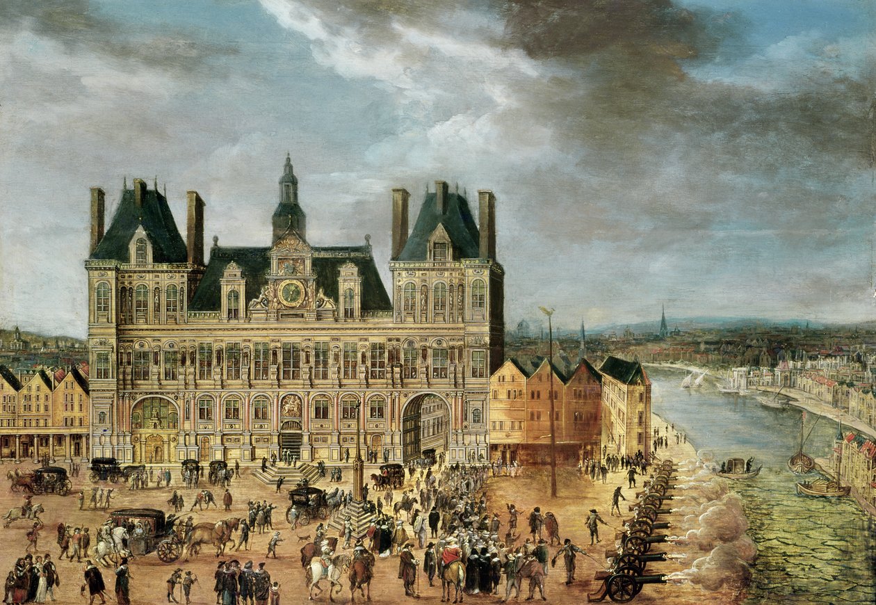 Hotel de Ville, Place de Greve od Flemish School